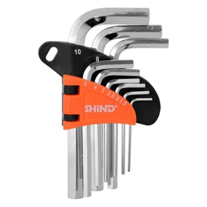 9 pc Hexagonal Key Set