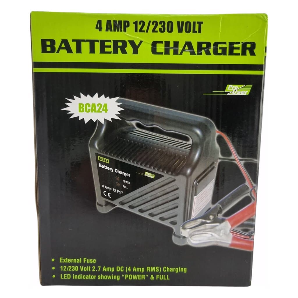 Battery Charger 4 A 12 V / 230 V